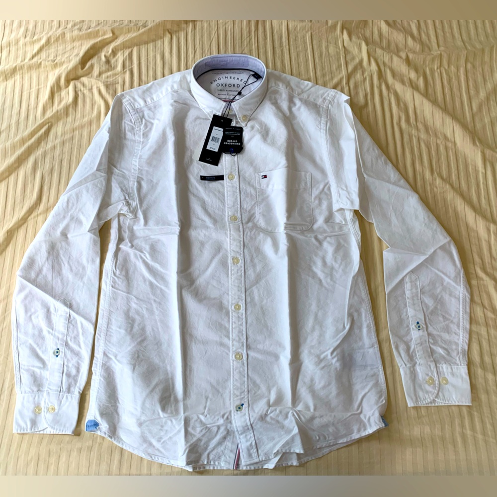 Tommy Hilfiger White Oxford Shirt M